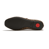 FitFlop Delicato Suede Leopard Mary-Jane - Tan/Black