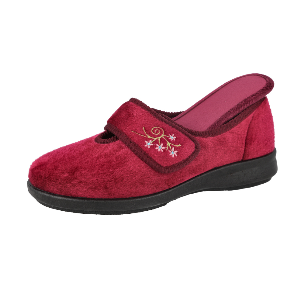 DB Caroline 2 -  Burgundy Slippers