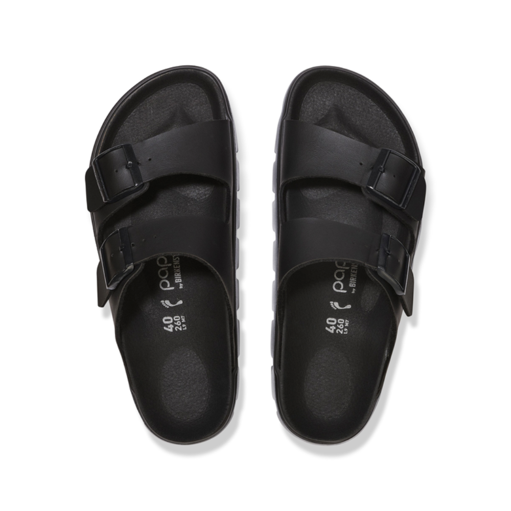 Birkenstock Arizona Chunky Birko-Flor - Black Sandals