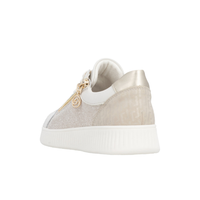Remonte D2E00 - Snow/White Gold Trainers