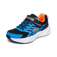 Skechers Microspec Tread - Blue/Black/Orange Trainers