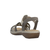 Rieker 65918 -  Clay/Champagner/Kiesel Sandals