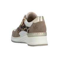Rieker N4308 -  Shell/Lightgold/Off White Trainers