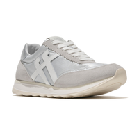 FitFlop Retro-Q FF Metallic Sneakers - Silver/Urban White