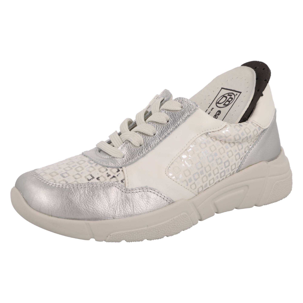 DB Lauren - Silver/White Trainers