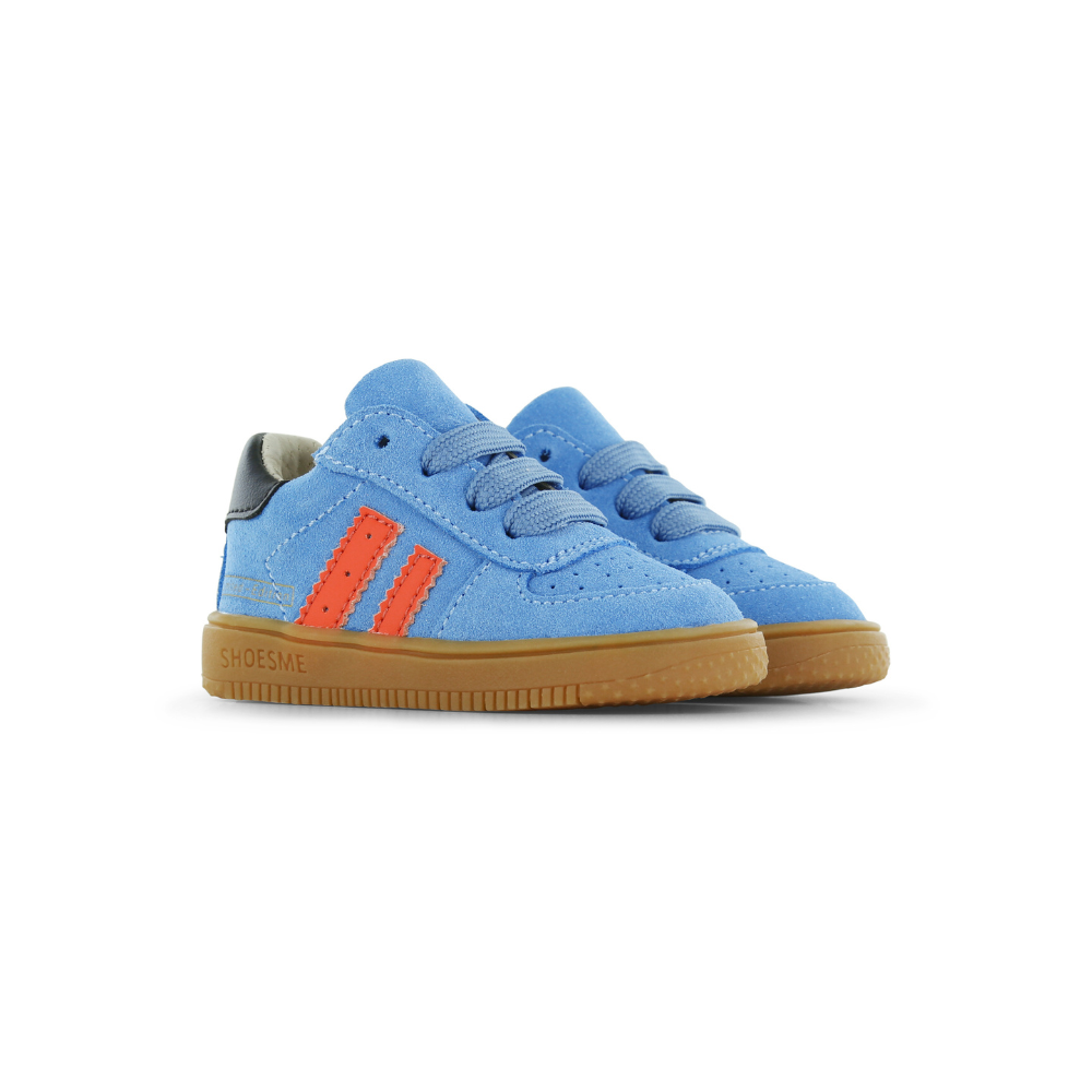 Shoesme Lace trainer BN26S002-H Blue/Orange