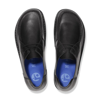 Birkenstock Utti Lace Leather Moccasin - Black
