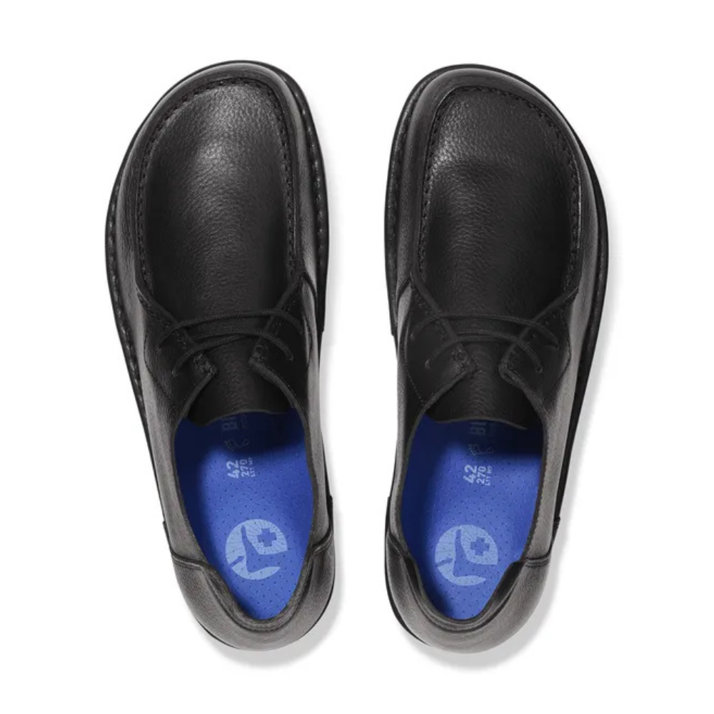 Birkenstock Utti Lace Leather Moccasin - Black
