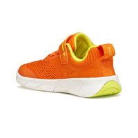 Geox J Foot-Run J65PDB - C2T3S Orange/Lime Green Trainers