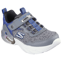 Skechers Creature-Lights - Charcoal/Blue Trainers