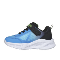 Skechers Meteor Lights - Krendox - Black/Blue Trainers