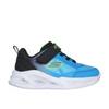 Skechers Meteor Lights - Krendox - Black/Blue Trainers