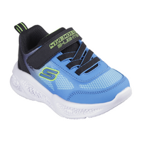 Skechers Meteor Lights - Krendox - Black/Blue Trainers