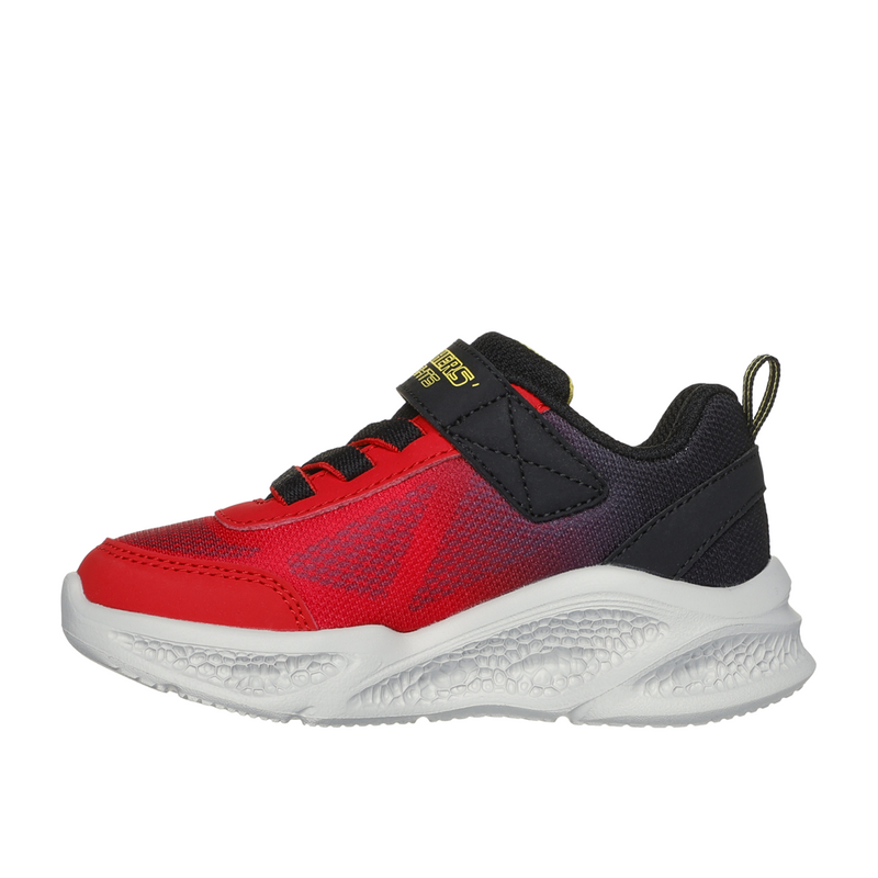 Skechers Meteor Lights - Krendox - Red/Black Trainers