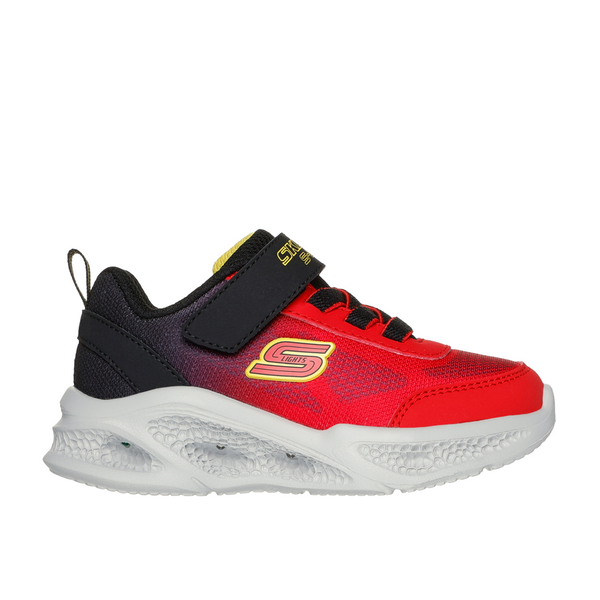 Skechers Meteor Lights - Krendox - Red/Black Trainers
