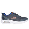 Skechers Microspec Max - Kaptix - Charcoal/Blue Trainers