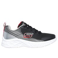 Skechers Microspec II - Vovrix - Black/Silver Trainers