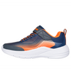 Skechers Microspec Advance - Navy/Orange Trainers