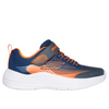 Skechers Microspec Advance - Navy/Orange Trainers