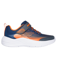 Skechers Microspec Advance - Navy/Orange Trainers