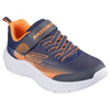 Skechers Microspec Advance - Navy/Orange Trainers