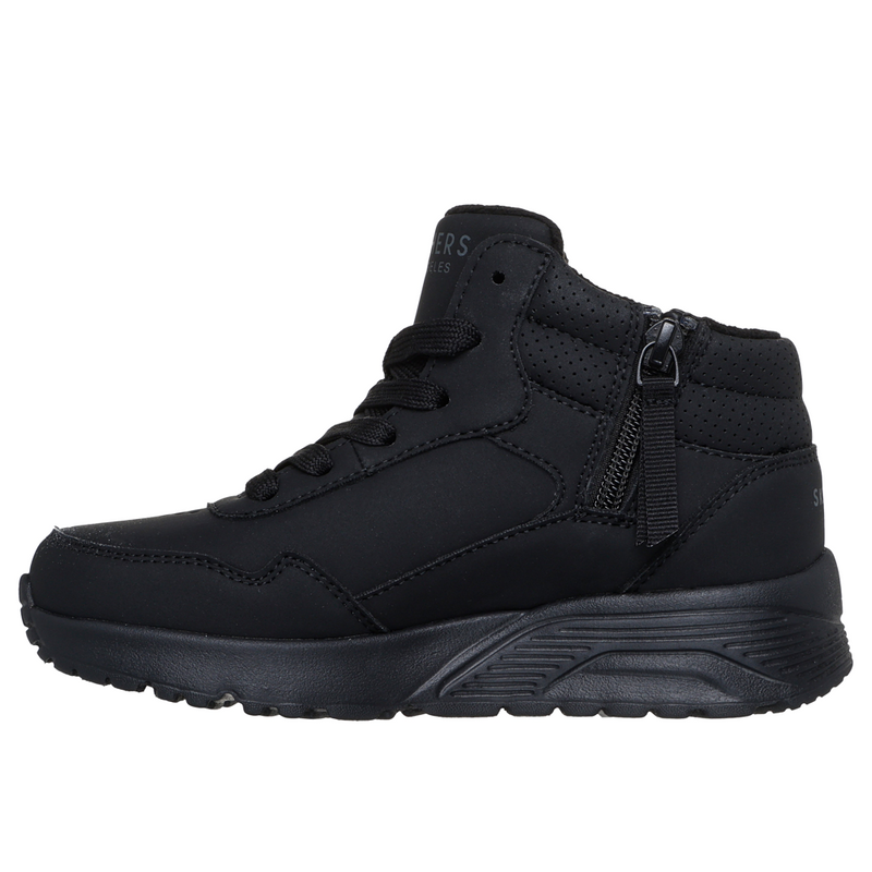 Skechers Uno Lite - Black/Black Boots