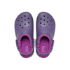 Crocs 207010 Classic Lined Kids Clog - Nightshade Slippers