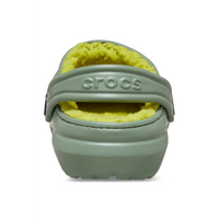 Crocs 207010 Classic Lined Kids Clog - Moss Slippers