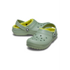 Crocs 207010 Classic Lined Kids Clog - Moss Slippers