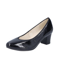 Rieker 44650-02 - Black Patent Smart