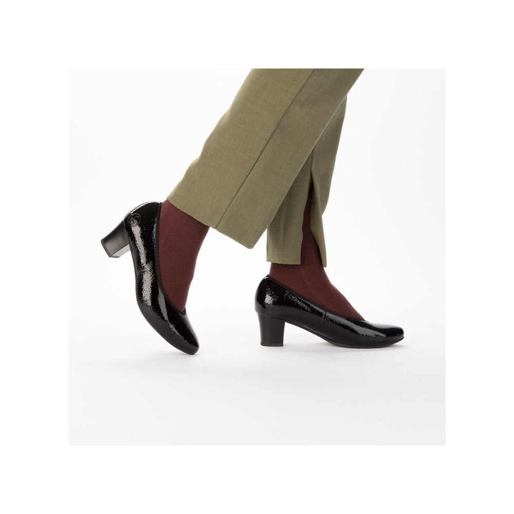 Rieker 44650-02 - Black Patent Smart