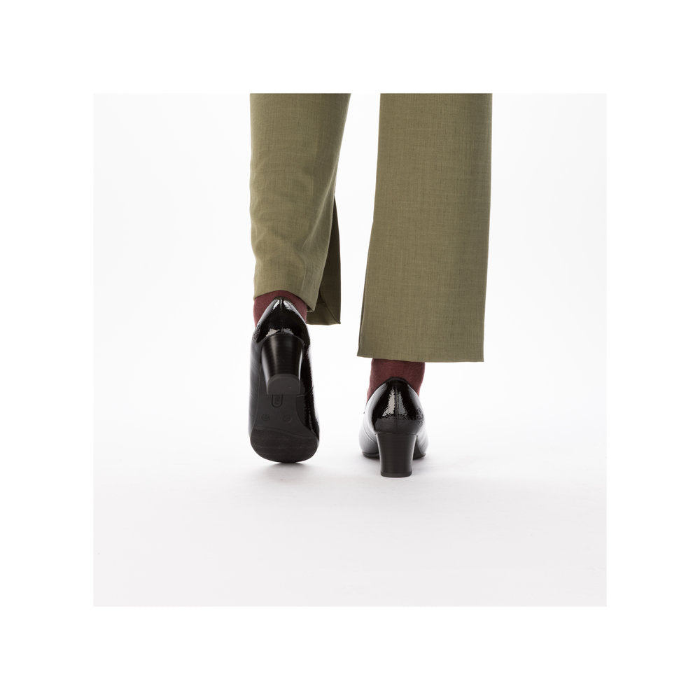 Rieker 44650-02 - Black Patent Smart