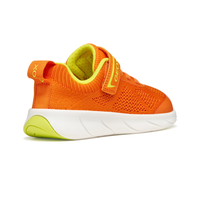 Geox J Foot-Run J65PDB - C2T3S Orange/Lime Green Trainers