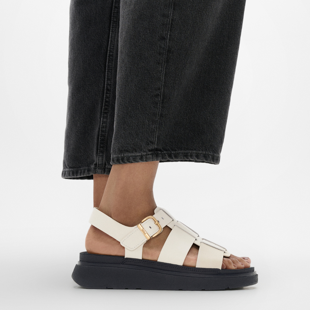 FitFlop Gen FF Leather Fisherman Sandals - Paris Beige