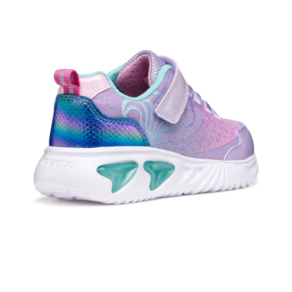 Geox J Assister J65E9A - C8888 Lilac/Watersea Trainers