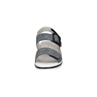 Waldlaufer Hakura 351013 - Black Check Sandals
