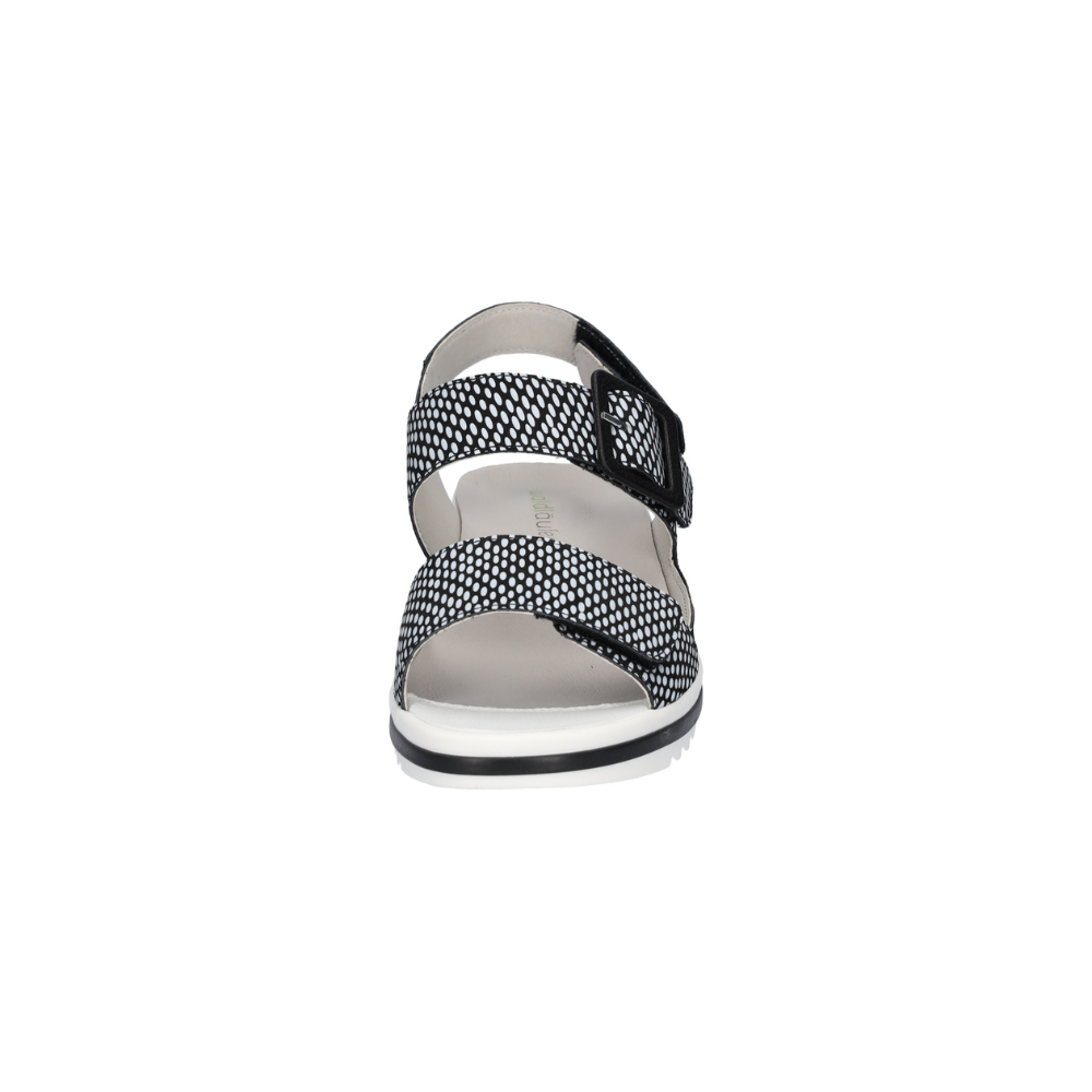 Waldlaufer Hakura 351013 - Black Check Sandals