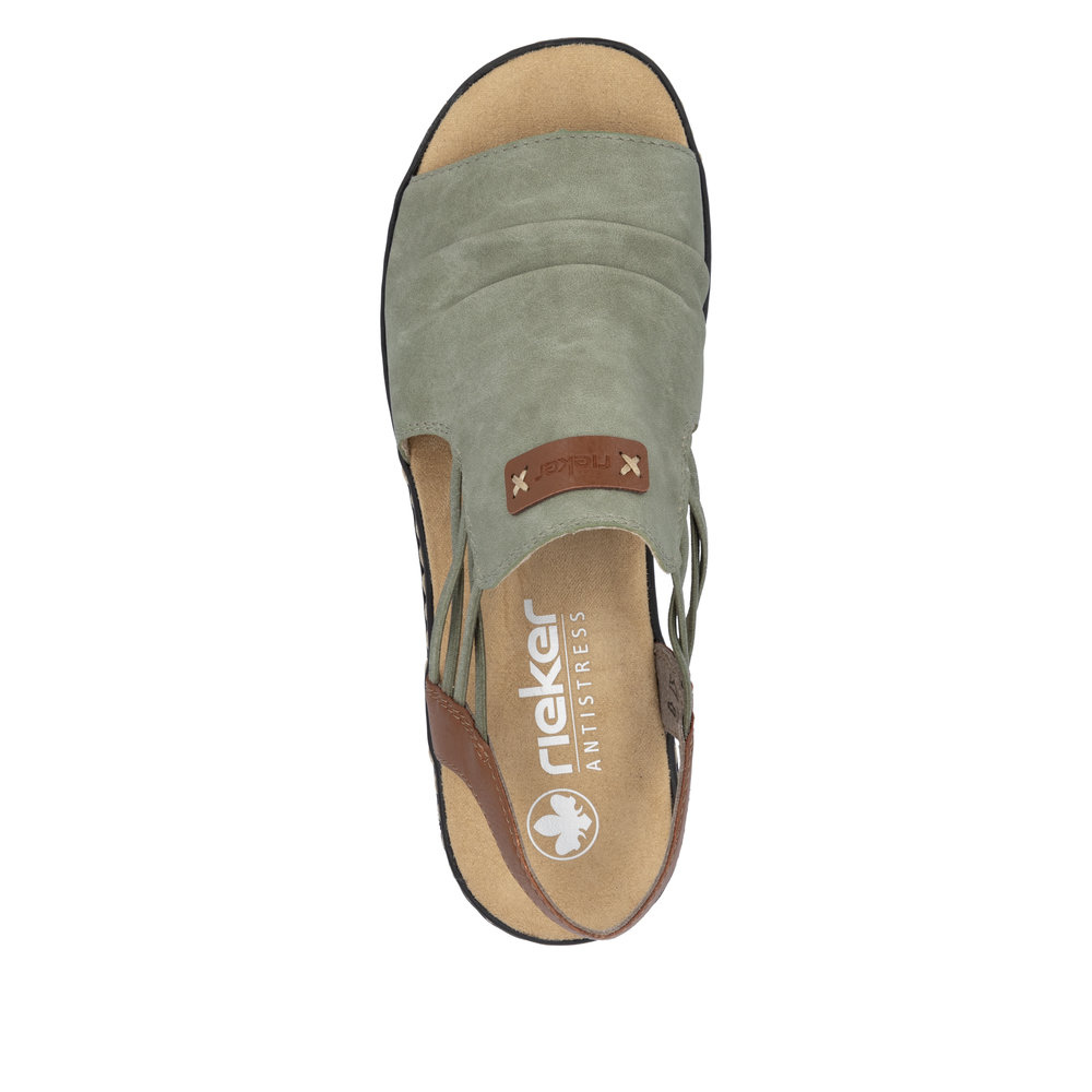 Rieker 62962 -  Schilf/Cayenne Sandals