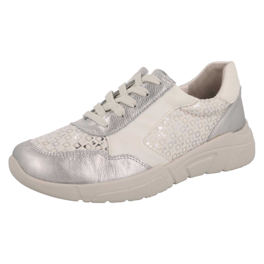 DB Lauren - Silver/White Trainers