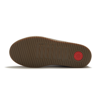 FitFlop The Dash T-Toe Leather Trainer - Dark Merlot