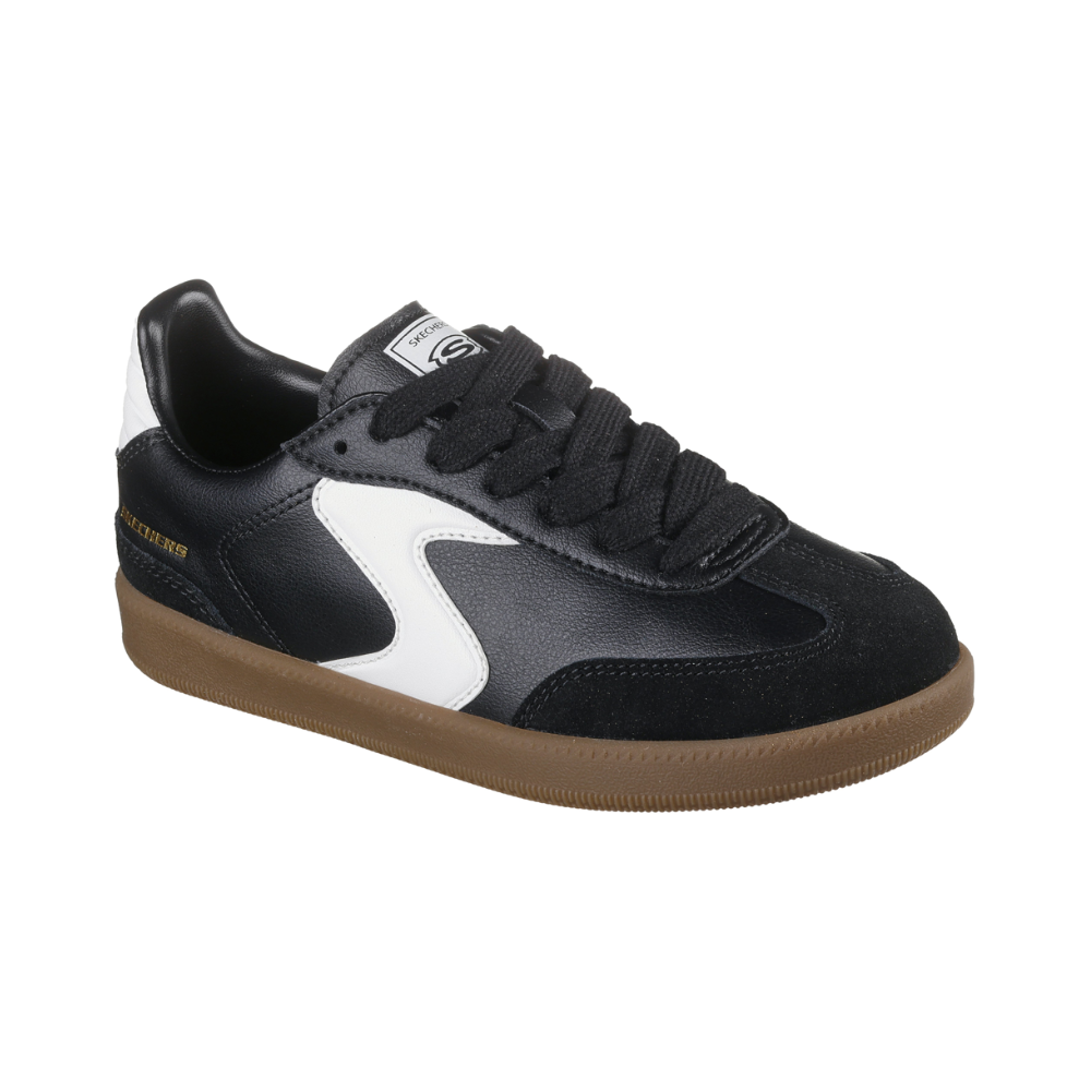 Skechers Hotshot - Junior Varsity - Black/White Trainers