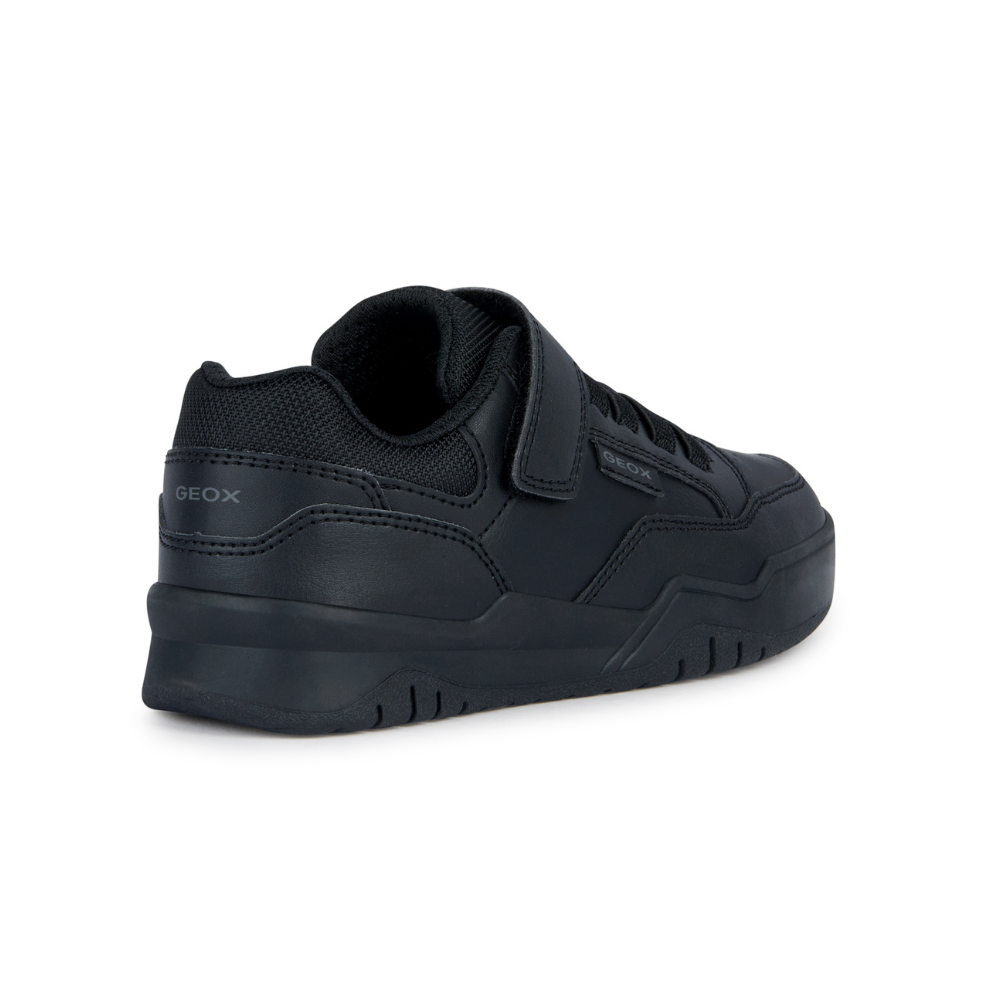 Geox J Perth Boy J367RE School Shoe - Black