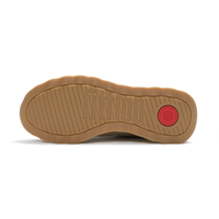 FitFlop Retro-Q FF Fabric/Suede Trainer - Cappuccino/Cream