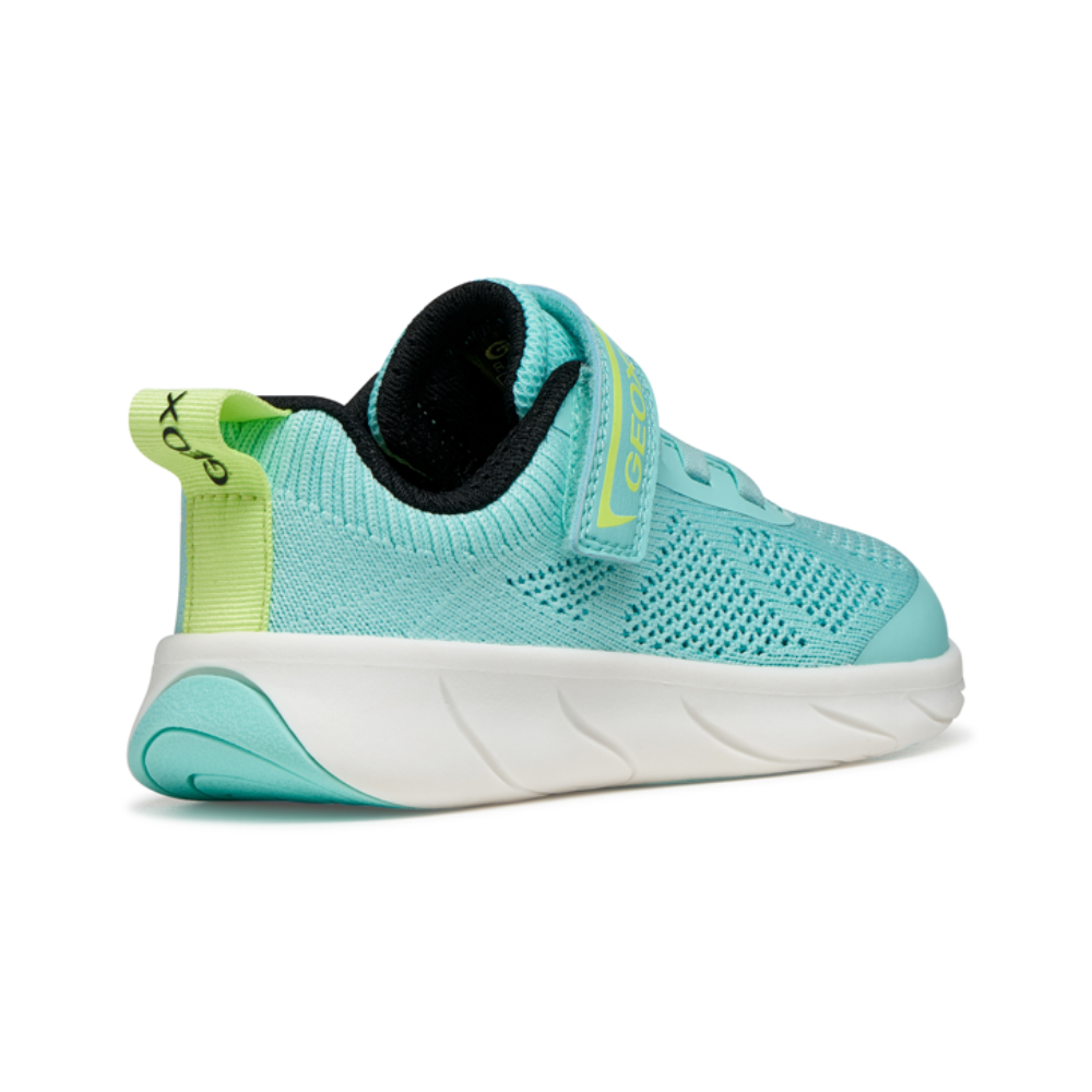 Geox J Foot-Run J65PCA - C3B3A Watersea/Acid Green Trainers