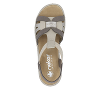 Rieker 65918 -  Clay/Champagner/Kiesel Sandals