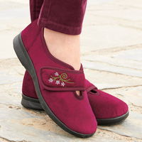 DB Caroline 2 -  Burgundy Slippers