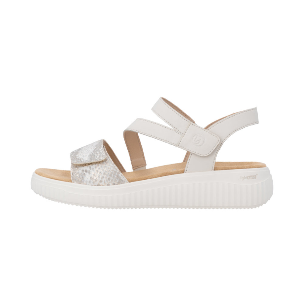 Remonte D3L51 - Off White/Gold Sandals