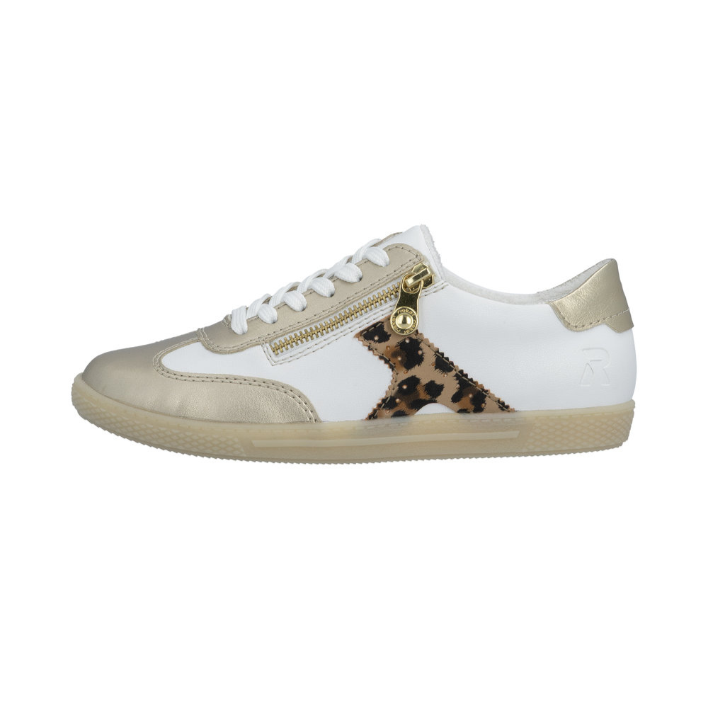 Rieker L9700 -  Palegold/White Trainers