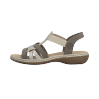 Rieker 65918 -  Clay/Champagner/Kiesel Sandals