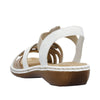 Rieker 65918 - Pebble/Altrosa/Weiss Sandals